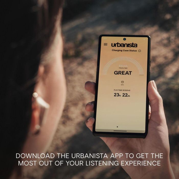 Urbanista Phoenix Auriculares True Wireless Inalambricos con Cancelación de Ruido Activa y Carga Solar 15