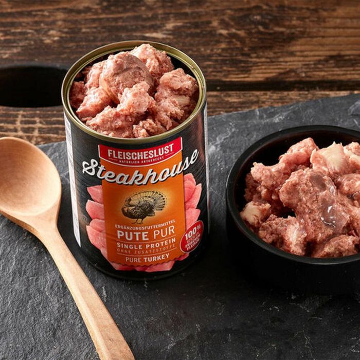 Comida húmeda Fleischeslust Pure 800 gr Pavo 1