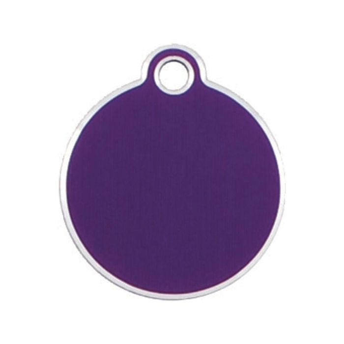 Placa identificativa para collar Imarc Circle Lila 0 Placa identificativa para collar Imarc Circle Lila 0