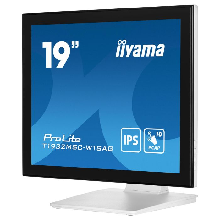 iiyama T1932MSC-W1SAG - Monitor Táctil 48.0cm (19") Full HD LED IPS 5:4 Blanco con HDMI+DP+USB 13