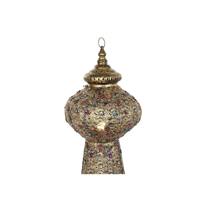 Lampara Sobremesa Arabe DKD Home Decor Dorado Multicolor 36 x 95 x 36 cm 3 Lampara Sobremesa Arabe DKD Home Decor Dorado Multicolor 36 x 95 x 36 cm 3