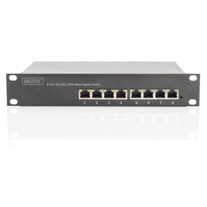 Digitus Switch 8 Puertos Gigabit 80W PoE Gestionado Negro Digitus Switch 8 Puertos Gigabit 80W PoE Gestionado Negro