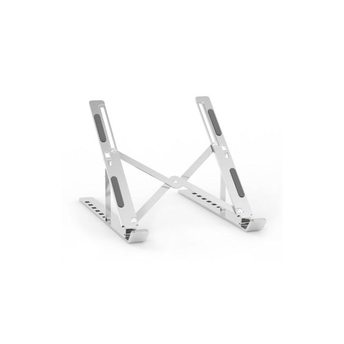 Aisens Soporte de Sobremesa Ajustable para Portátil y Tablet, Plata