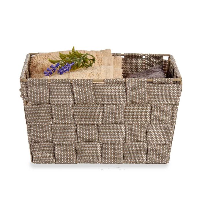 Cesta Tela Conica Rect Peq Natura Kipit 20X11CM (24 Unidades) 4 Cesta Tela Conica Rect Peq Natura Kipit 20X11CM (24 Unidades) 4