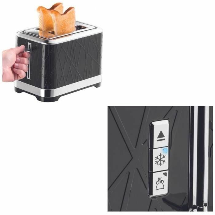 Russell Hobbs 28091-56 Estructura tostadora tostadora, Lift'n Look, ranuras XL, horneado ajustable, calentador de pastelería vienés - Negro 4 Russell Hobbs 28091-56 Estructura tostadora tostadora, Lift'n Look, ranuras XL, horneado ajustable, calentador de pastelería vienés - Negro 4
