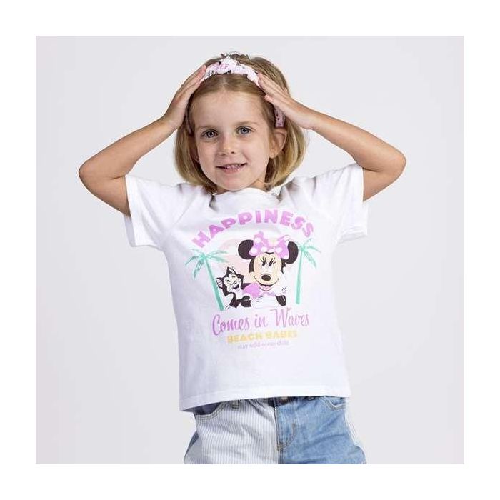 Camiseta corta single jersey minnie 6 años 3