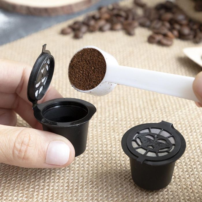 Set de 3 Cápsulas de Café Reutilizables Recoff InnovaGoods 6 Set de 3 Cápsulas de Café Reutilizables Recoff InnovaGoods 6