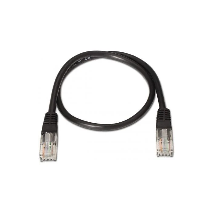 Aisens Cable de Red Latiguillo RJ45 Cat.6 UTP AWG24 Negro 1.0M 1 Aisens Cable de Red Latiguillo RJ45 Cat.6 UTP AWG24 Negro 1.0M 1
