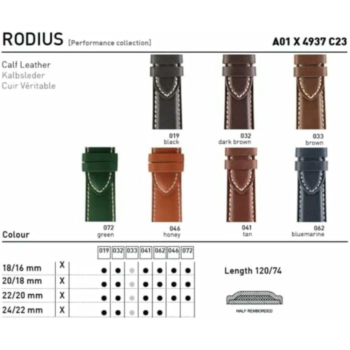 Correa para Reloj Morellato A01X4937C23032CR20 20 mm 1 Correa para Reloj Morellato A01X4937C23032CR20 20 mm 1