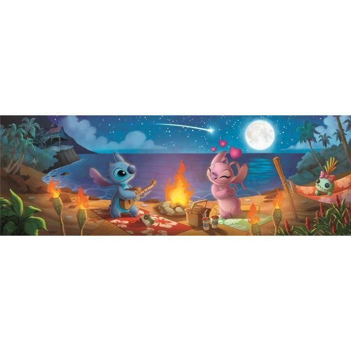 CLEMENTONI Puzzle Panorama Disney Stitch 1000 piezas (98x33cm) 1