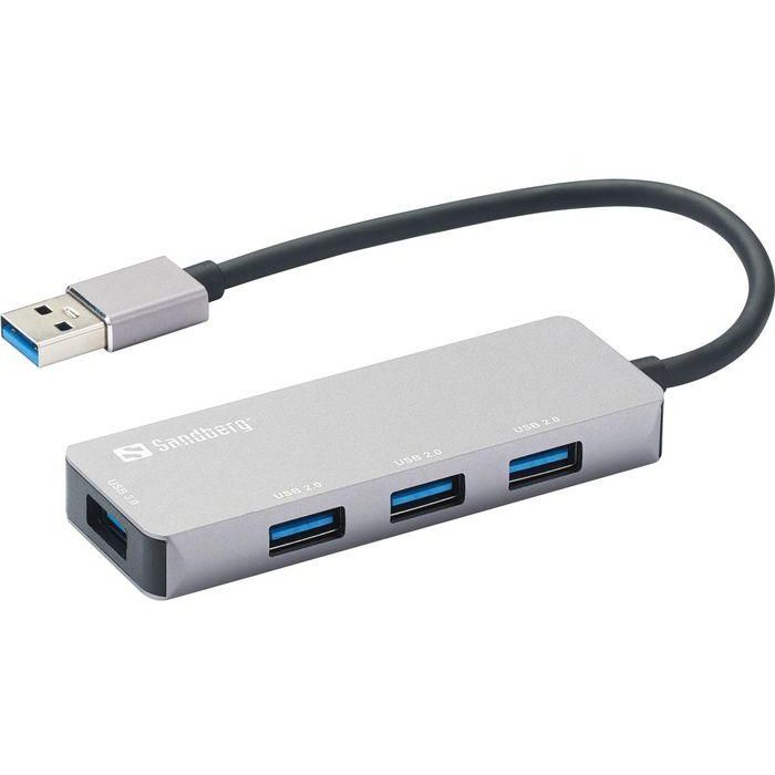 Sandberg USB-A Hub 1xUSB3.0+3x2.0 SAVER Sandberg USB-A Hub 1xUSB3.0+3x2.0 SAVER