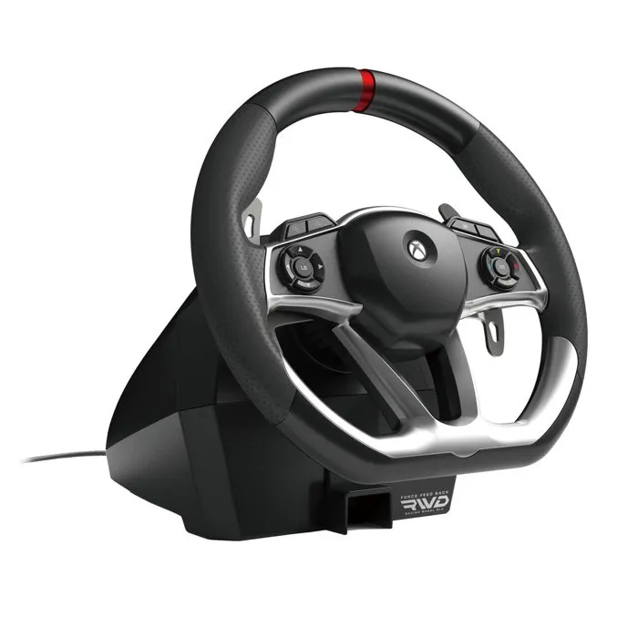 Hori Volante de Carreras DLX - Force Feedback - Compatible Xbox Series X|S - Pedales Tamaño Completo - Sujeción Resistente - HOR4961818034686 2