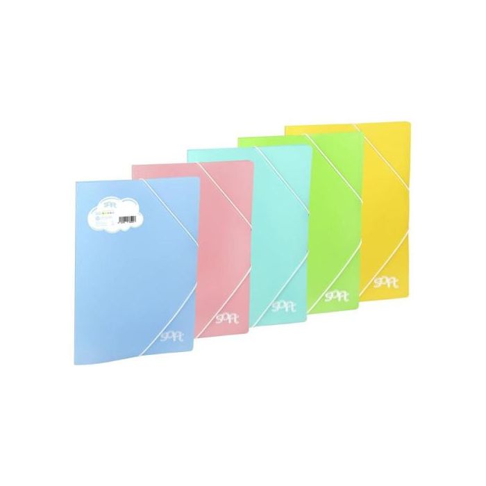 Carchivo Carpeta Solapas Soft 20160120 Polipropileno Amarillo con Goma y Etiqueta Folio 1 Carchivo Carpeta Solapas Soft 20160120 Polipropileno Amarillo con Goma y Etiqueta Folio 1