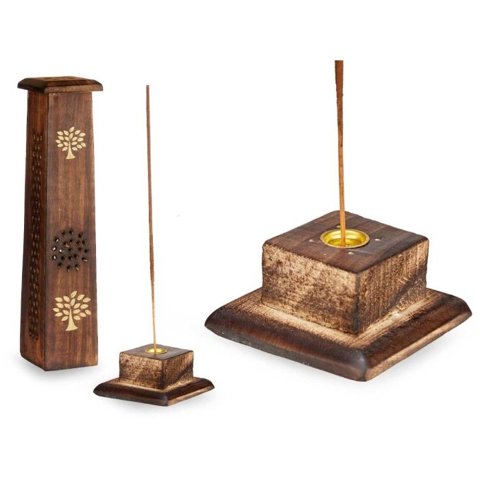 Caja Vertical Soporte 10 Barras Incienso Surtido 6 Aromas - Acorde 8x31x8 cm Madera (12 Unidades) 1 Caja Vertical Soporte 10 Barras Incienso Surtido 6 Aromas - Acorde 8x31x8 cm Madera (12 Unidades) 1