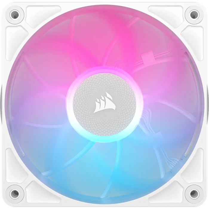 VENTILADOR CAJA CORSAIR RX RGB MAX Series, iCUE LINK RX120 RGB MAX White, 120mm RGB Fan, Single Fan CO-9051037-WW 1