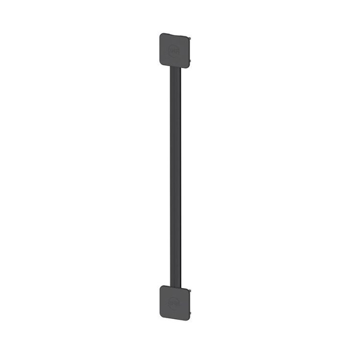 Kit Enderezador Con Tapa Altura 2330Mm Regulación Superior Acabado Negro Herrajes Alk Kit Enderezador Con Tapa Altura 2330Mm Regulación Superior Acabado Negro Herrajes Alk