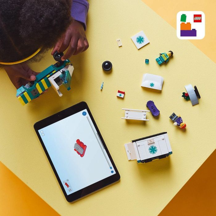 LEGO 60451 City Ambulancia de Emergencias, Juego de Construcción, 184 Piezas, Juguete para Niños de 5+ Años 6