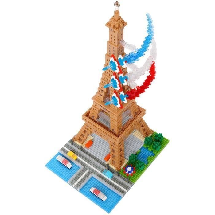 Nanoblock - Bandai - NB057 - Torre Eiffel - 500 piezas - Hazlo tú mismo - A partir de 8 años Nanoblock - Bandai - NB057 - Torre Eiffel - 500 piezas - Hazlo tú mismo - A partir de 8 años