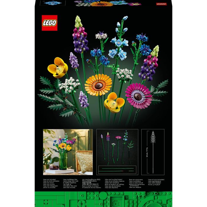 LEGO 10313 Ramo de Flores Silvestres Icons para Construir Adultos - 8 Variedades de Flores, Tallos Ajustables, Ideal Regalo 7 LEGO 10313 Ramo de Flores Silvestres Icons para Construir Adultos - 8 Variedades de Flores, Tallos Ajustables, Ideal Regalo 7