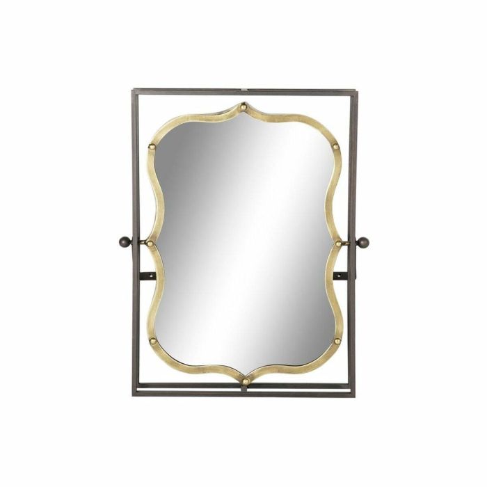 Espejo de pared DKD Home Decor Negro Dorado 51,5 x 12 x 65 cm Vintage 0 Espejo de pared DKD Home Decor Negro Dorado 51,5 x 12 x 65 cm Vintage 0