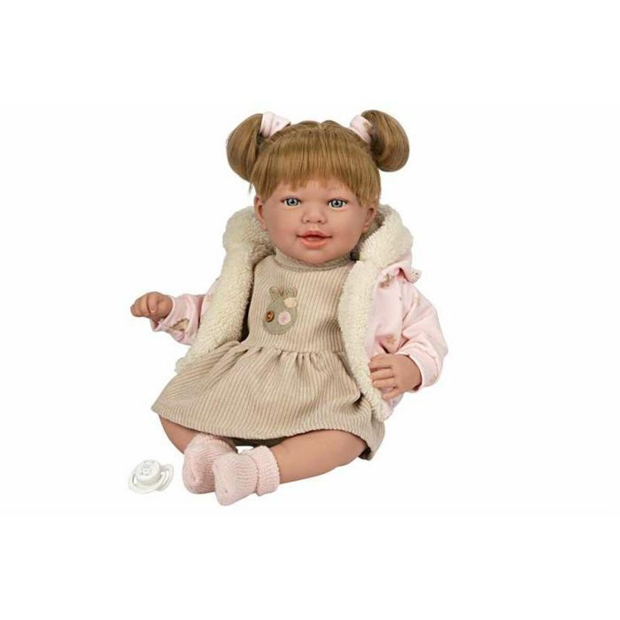 Muñeca elegance 45 cm adi beige c/pelo c/mecanismo risa try me 1