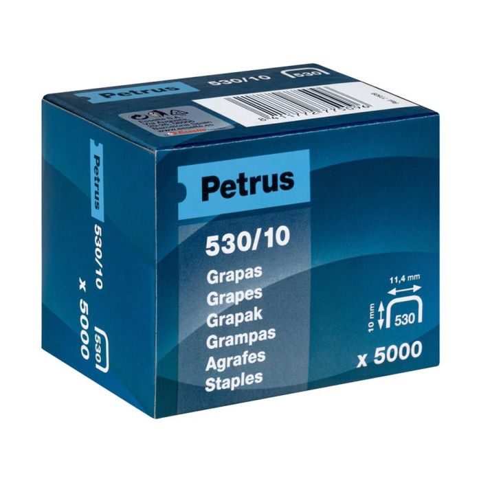 Grapas Petrus Nº 530-10 Caja De 5000 2 unidades