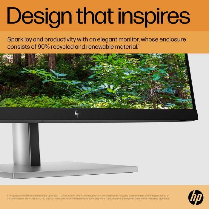 HP E24 G5 Monitor de 24 Pulgadas Full HD para Oficina y Hogar. Pantalla Ergonómica con Confort Visual y Flexibilidad Ajustable 9
