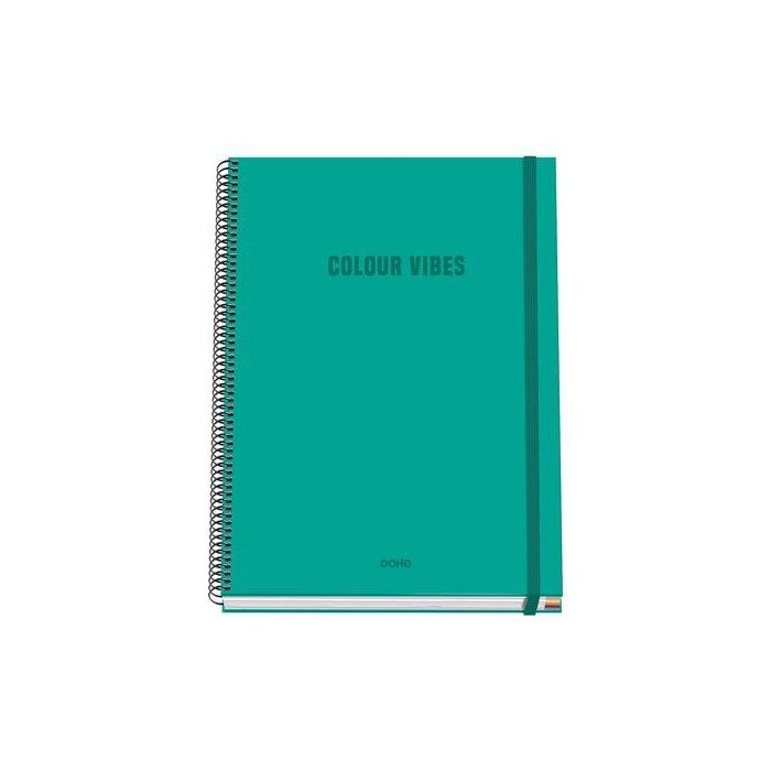 Bloc Dohe Colour Vibes Micro.Tapa Extra A4 100H 90Gr Cuadric.5X5 Verde