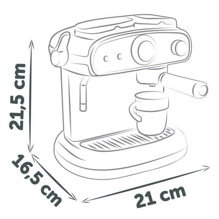 Smoby SMO3032163125129 Cafetera Espresso de Juguete para Niños a partir de 3 Años 4