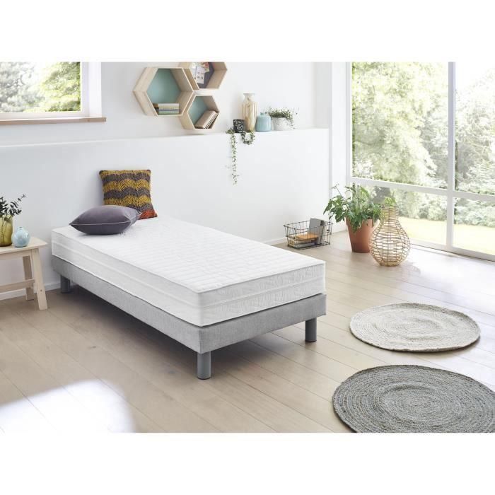 DORMIPUR - Colchón - 90 x 200 cm - Espesor 16 cm - Viscoelástico - Funda lavable a máquina - Equilibrado DORMIPUR - Colchón - 90 x 200 cm - Espesor 16 cm - Viscoelástico - Funda lavable a máquina - Equilibrado