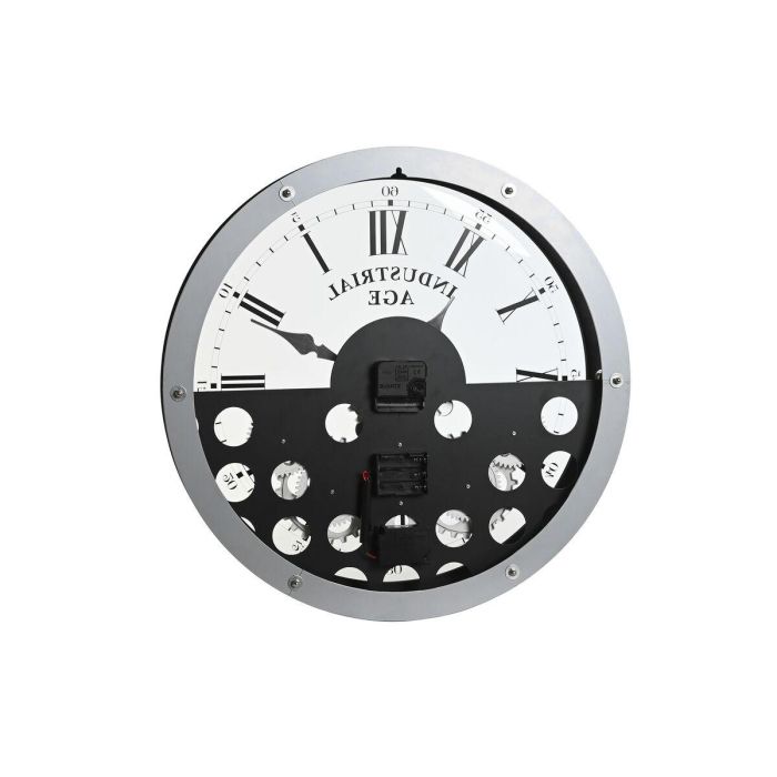 Reloj Pared Loft DKD Home Decor Plateado Negro 8.5 x 52 x 52 cm 3 Reloj Pared Loft DKD Home Decor Plateado Negro 8.5 x 52 x 52 cm 3