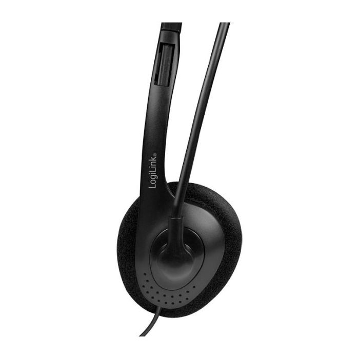 LogiLink Auriculares Diadema Estéreo con Micrófono HS0052 - Alámbrico, 3.5mm, para Oficina/Centro de Llamadas, Negro 7 LogiLink Auriculares Diadema Estéreo con Micrófono HS0052 - Alámbrico, 3.5mm, para Oficina/Centro de Llamadas, Negro 7