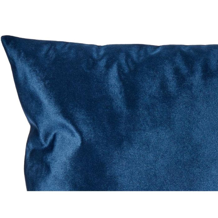 Cojín Terciopelo Azul Poliéster (45 x 13 x 45 cm) 3 Cojín Terciopelo Azul Poliéster (45 x 13 x 45 cm) 3