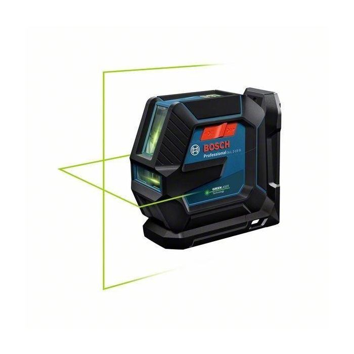 Rayo láser de línea verde GLL 2-15 G + soporte LB 10 (caja de cartón) BOSCH Rayo láser de línea verde GLL 2-15 G + soporte LB 10 (caja de cartón) BOSCH