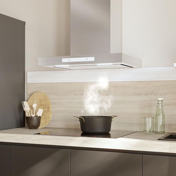 Cecotec Campana Convencional Bolero Flux TT 608000 Slim Glass 60 cm Blanca A++ 15 Cecotec Campana Convencional Bolero Flux TT 608000 Slim Glass 60 cm Blanca A++ 15