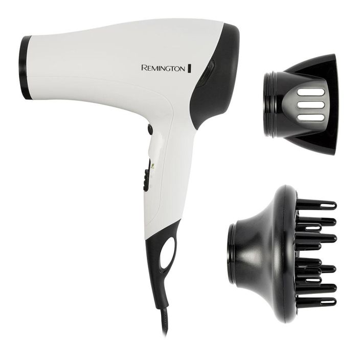 Remington Secador de Pelo Power Volume D3015 2000W, Cerámica Iónica, 3 Temperaturas, 2 Velocidades, Aire Frío 1