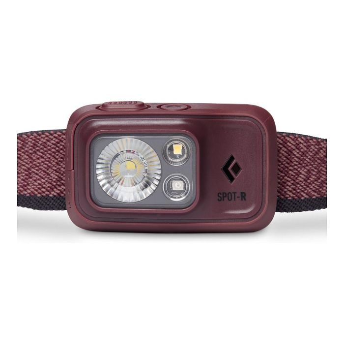 Black Diamond Spot 400-R Frontal Recargable 400 Lúmenes, Color Burdeos, Resistente al Agua IP67 Black Diamond Spot 400-R Frontal Recargable 400 Lúmenes, Color Burdeos, Resistente al Agua IP67