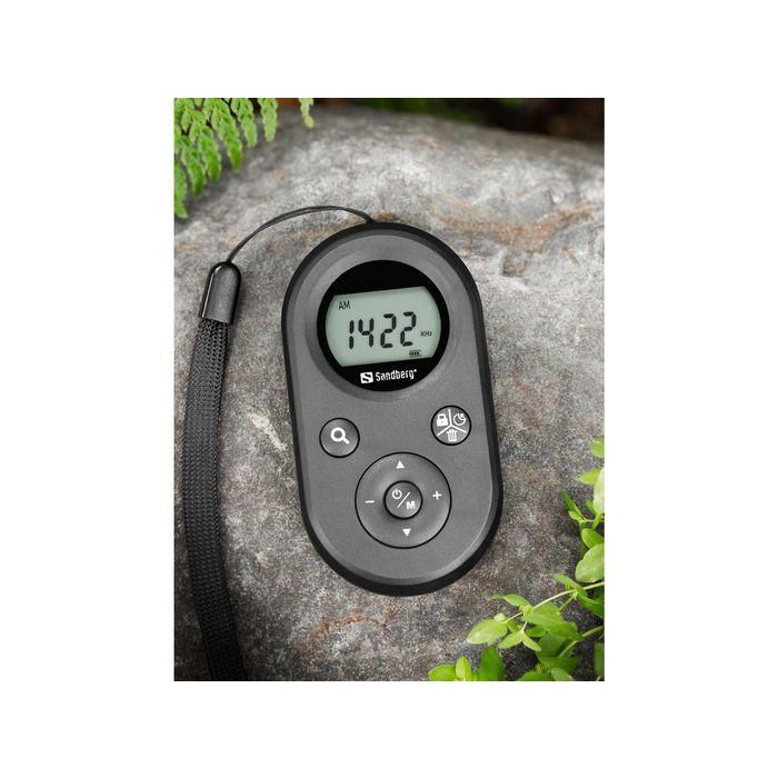 Sandberg Radio Pocket FM AM Recargable con Auriculares para Exterior y Emergencia 5