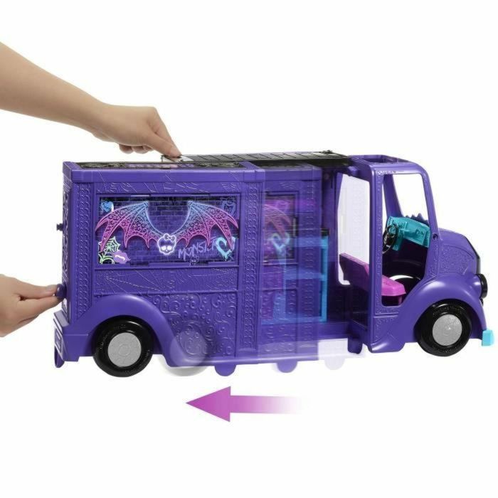 Monster High-Tour Bus Blood-sational Rock-Set con muñeca y autobús HXH83 5