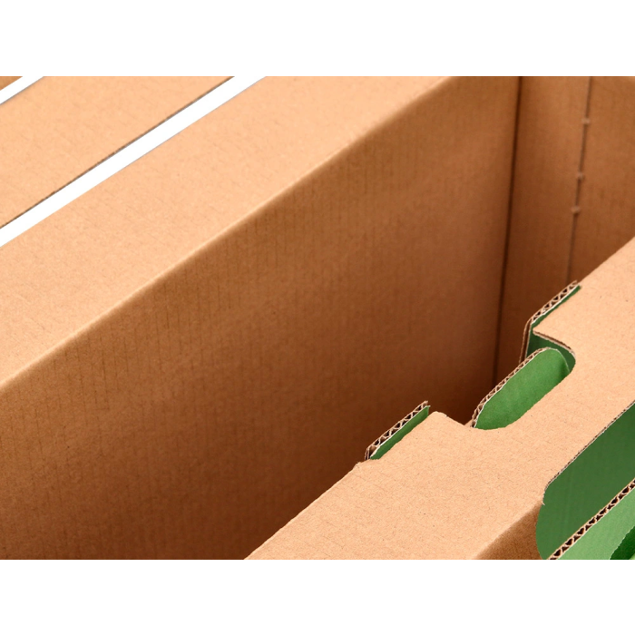 Liderpapel Caja Archivador Definitivo Reforzado con Asa 393x120x279mm Cartón Verde Cheque Libro 2