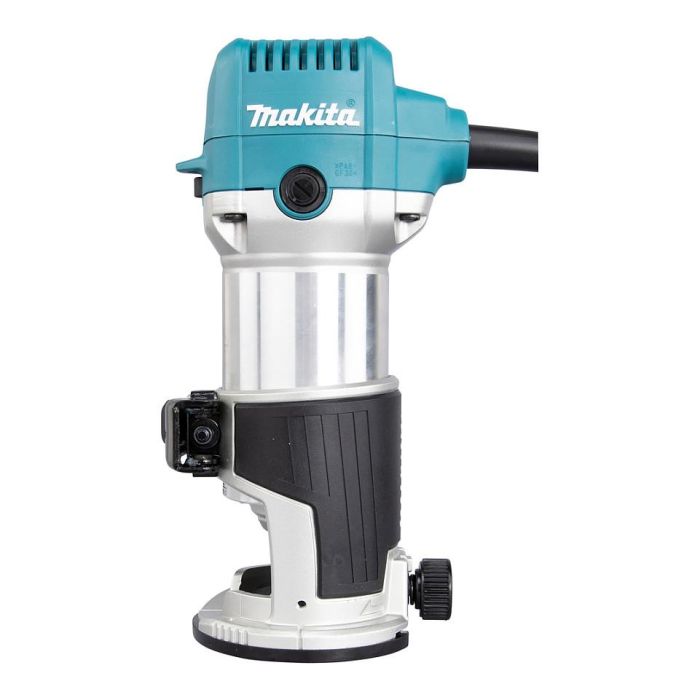 Makita RT0702CX2J Multifunktionsfräse, 34000 RPM, 710W, Velocidad Ajustable 12