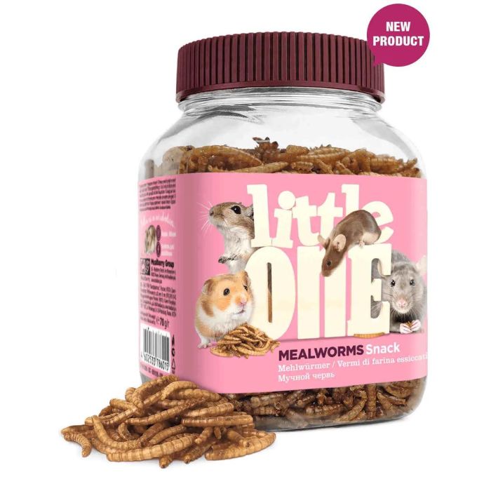 Littleone Snack Gusanos De Harina 6x70 gr Littleone Snack Gusanos De Harina 6x70 gr