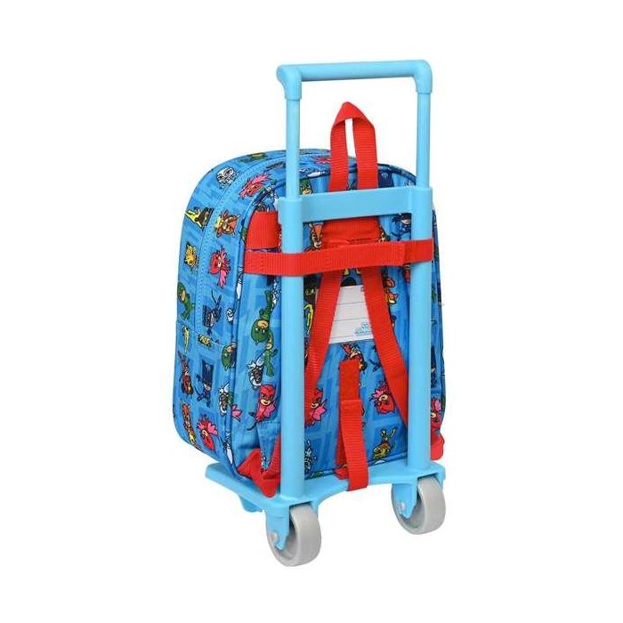 Mochila Escolar con Ruedas PJ Masks Azul 22 x 27 x 10 cm 1 Mochila Escolar con Ruedas PJ Masks Azul 22 x 27 x 10 cm 1