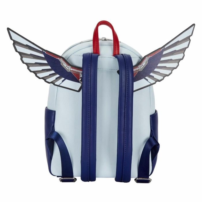 Loungefly Mini Mochila Marvel Falcon Capitán América Piel Sintética 1