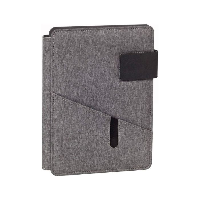 Carpeta Portafolios Carchivo Venture Din A5 Con Cuaderno Y Soporte Smartphone Color Gris 2