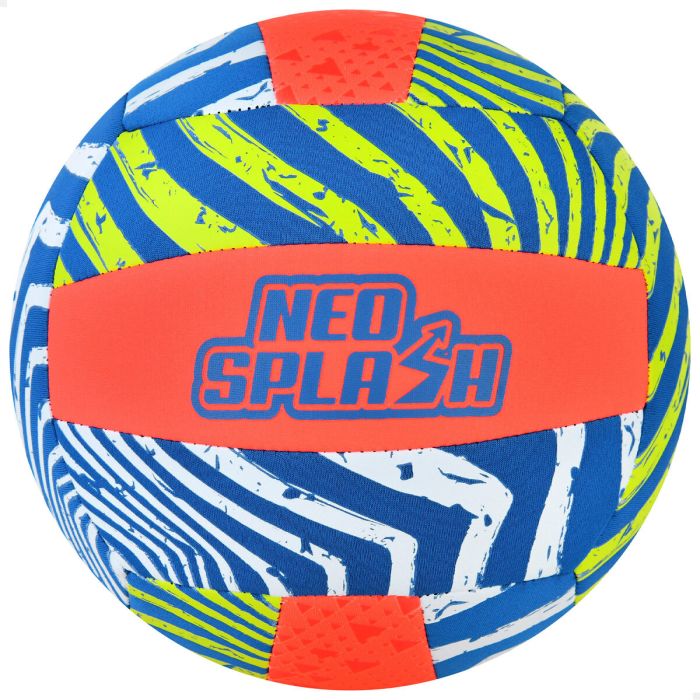 Balón de Voleibol Aktive Neo Splash Amarillo Azul Naranja Neopreno (24 Unidades) 6