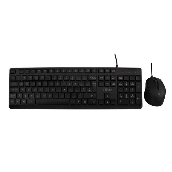 Teclado V7 CKU350UK Negro QWERTY 6