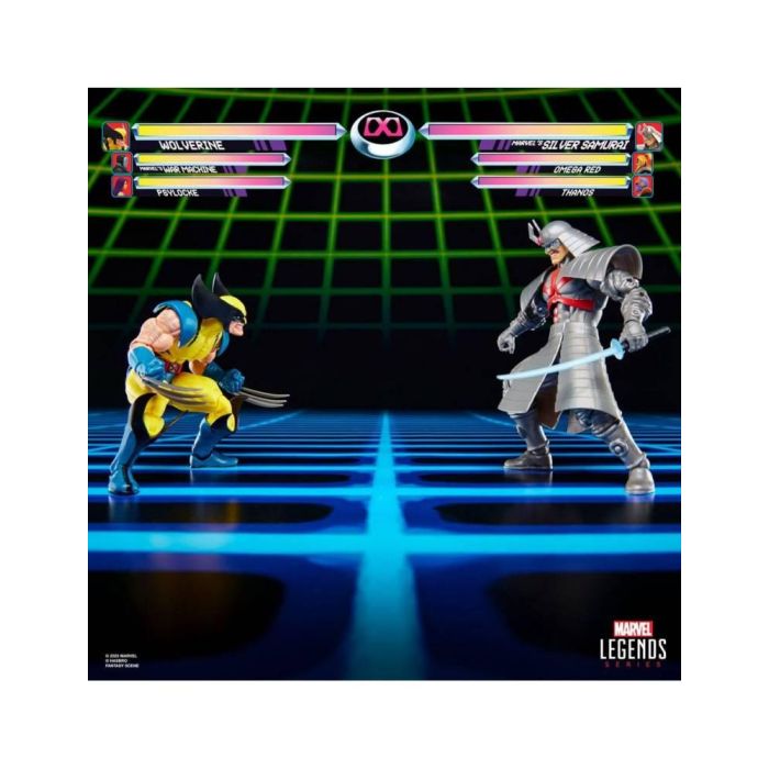 Hasbro Pack 2 Figuras Marvel Legends Gamerverse: Lobezno vs Silver Samurai 15 cm con 11 Accesorios Articuladas 1 Hasbro Pack 2 Figuras Marvel Legends Gamerverse: Lobezno vs Silver Samurai 15 cm con 11 Accesorios Articuladas 1
