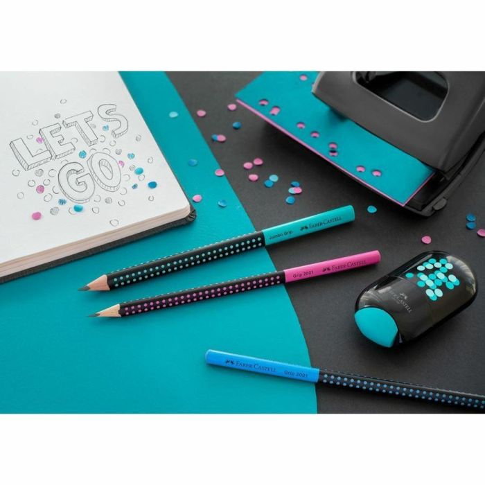 FABER-CASTELL Bleistift Grip 2001 Two Tone sw/blau 12er 2 FABER-CASTELL Bleistift Grip 2001 Two Tone sw/blau 12er 2
