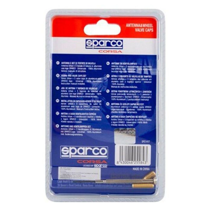 Antena de Coche Sparco CS6 Negro 2 Antena de Coche Sparco CS6 Negro 2